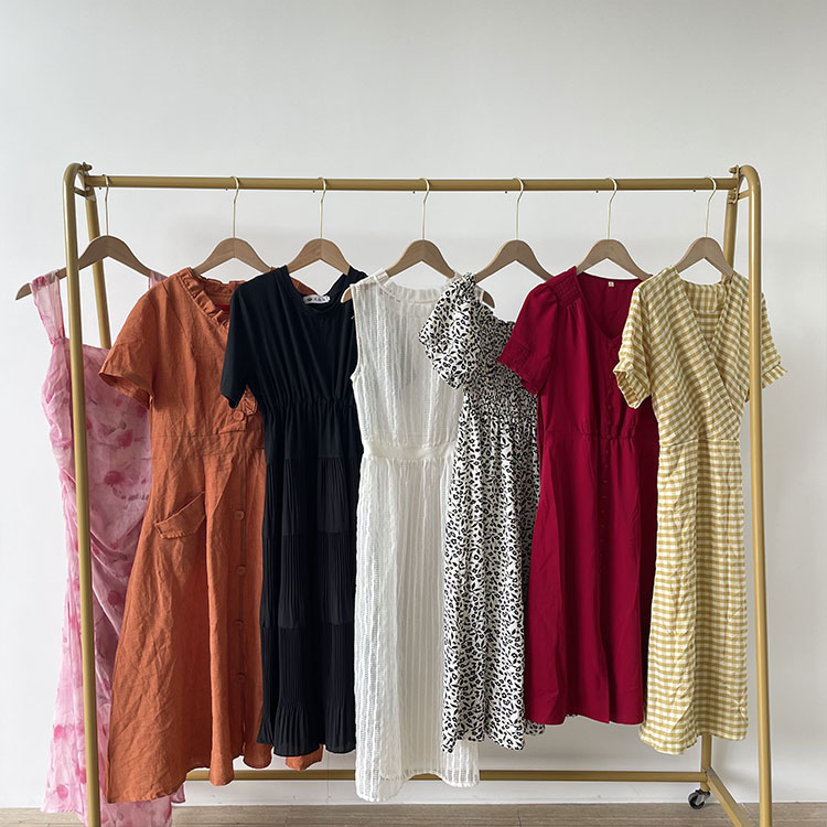 Ginamit na Ladies Long Cotton Dress